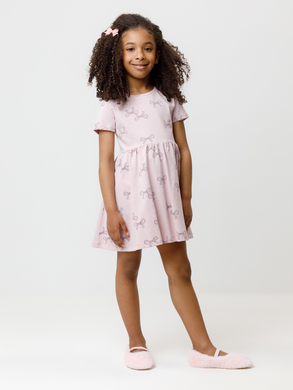 Платье для девочки, артикул: МП 5938, цвет: розовый