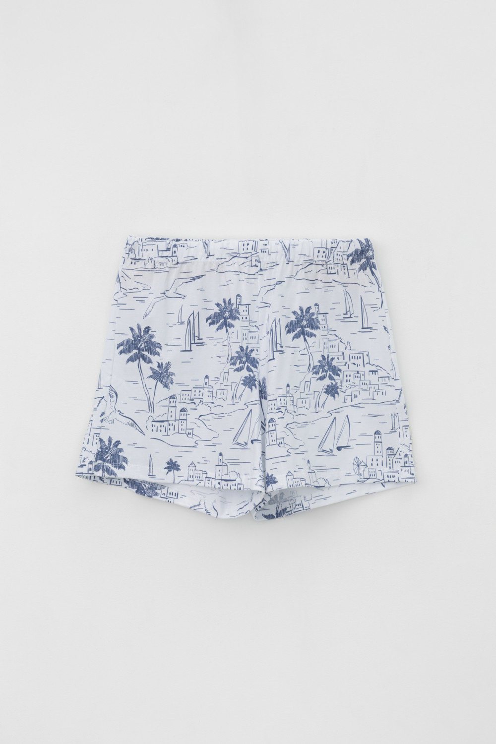 Шорты для дома для мам, артикул: Е 40045, цвет: белый, фото 2