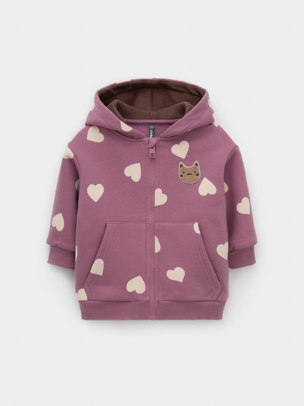 Толстовка для девочки, артикул: КР 302824, цвет: бордовый, фото 2