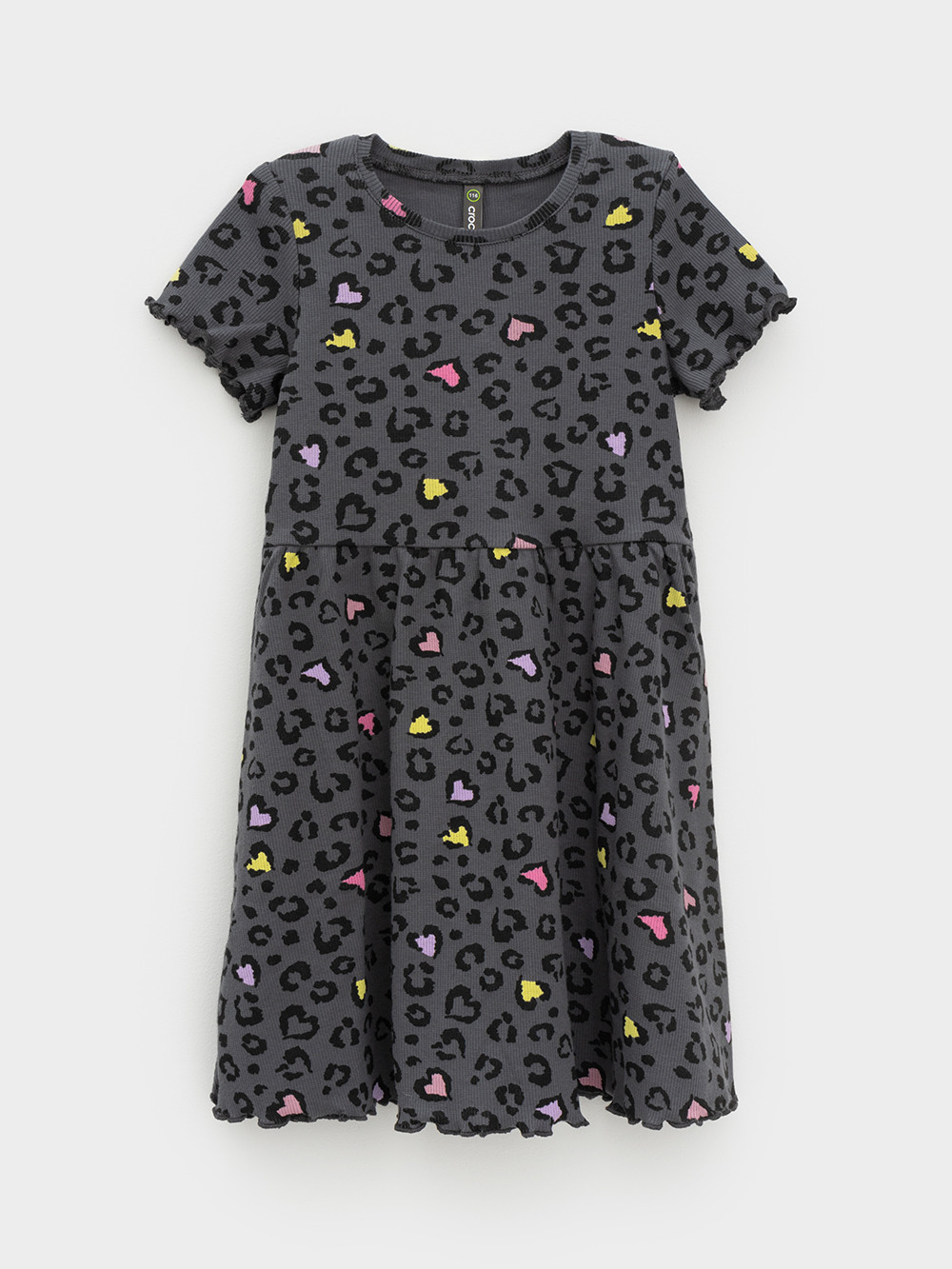 Платье для девочки, артикул: К 5793, цвет: серый, фото 2