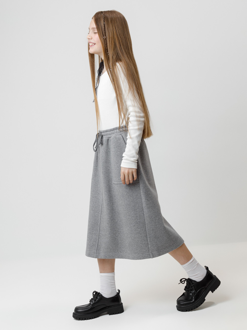 Лонгсливы для девочки, артикул: КР 302673, цвет: светло-розовый, фото 3