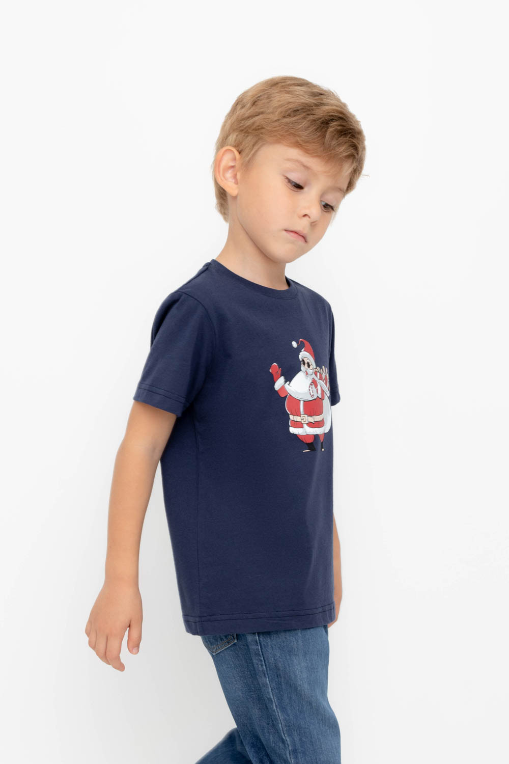 Футболки, артикул: К 302280-1, цвет: синий, фото 4