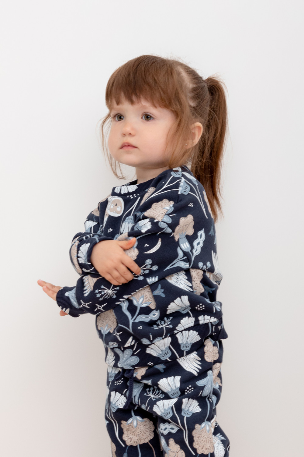 Джемпер для девочки, артикул: КР 302220, цвет: темно-синий, фото 4