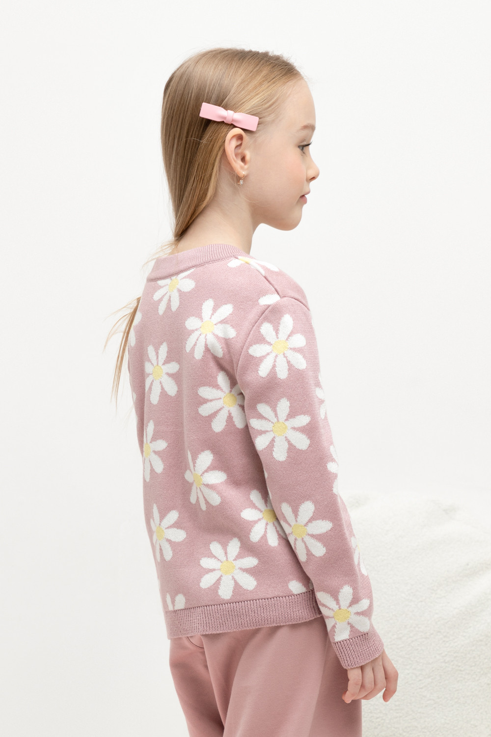 Жакет для девочки, артикул: КВ 30150, цвет: розовый, фото 4