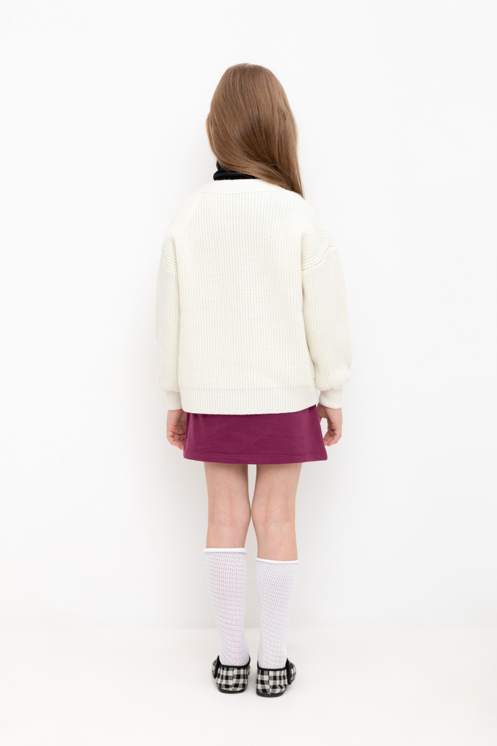 Жакет для девочки, артикул: КВ 30133/ш, цвет: бежевый, фото 4