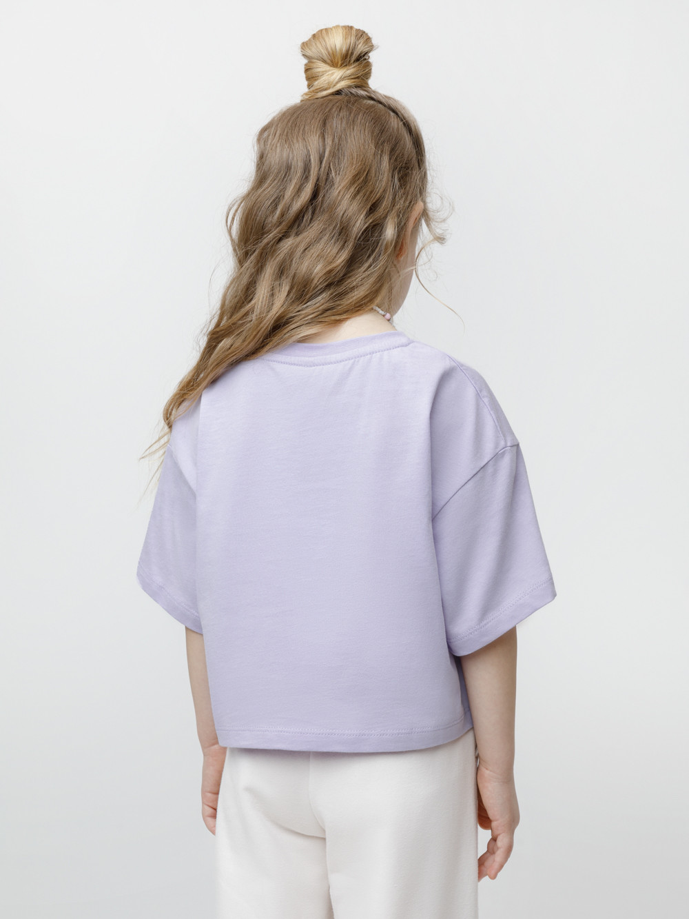 Футболка для девочки, артикул: КР 302936, цвет: фиолетовый, фото 5