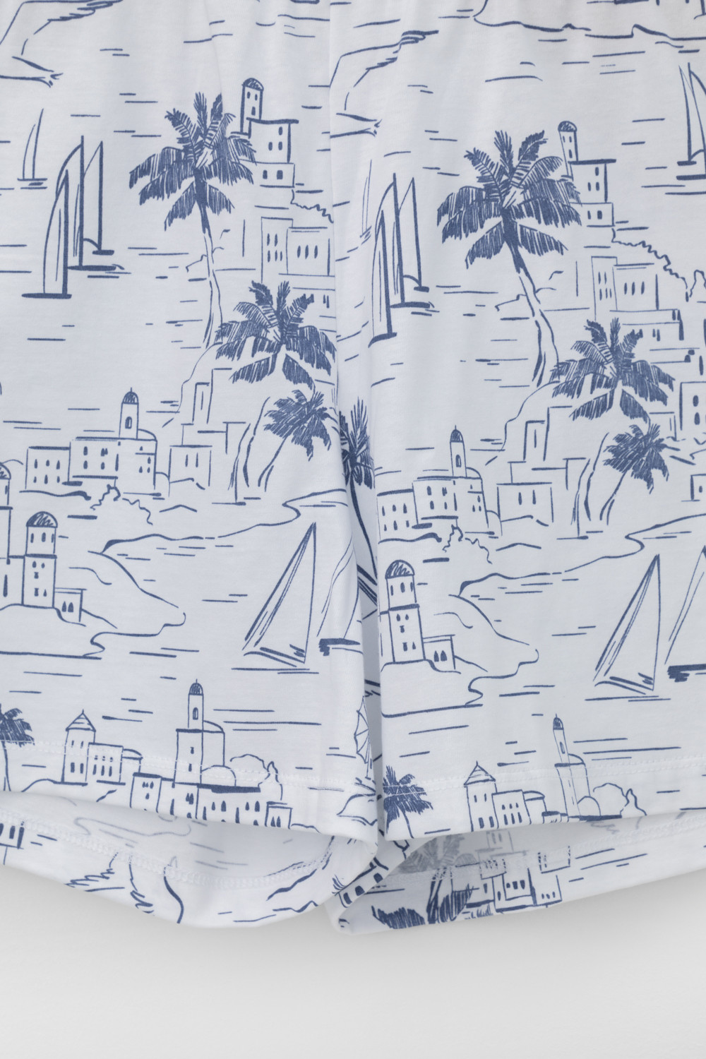 Шорты для дома для мам, артикул: Е 40045, цвет: белый, фото 6