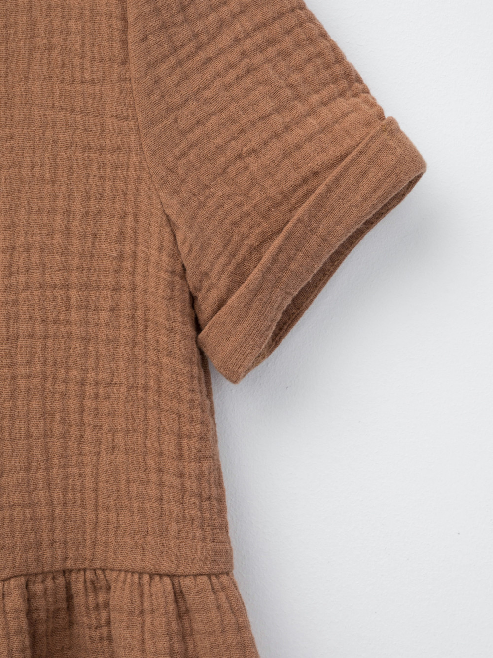 Платье для девочки, артикул: ТК 52095, цвет: коричневый, фото 6