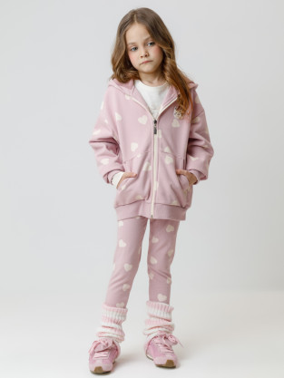 Лосины для девочки, артикул: КР 4074, цвет: розовый