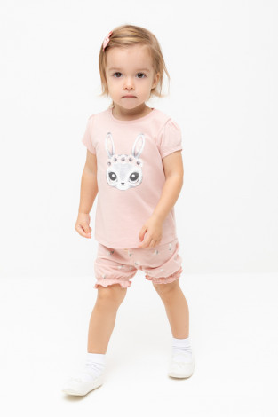 Шорты для девочки, артикул: КР 400683, цвет: розовый