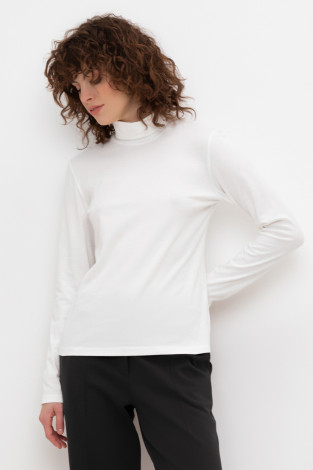 Водолазки женские для мам, артикул: ЕВТ 3026/24, цвет: бежевый