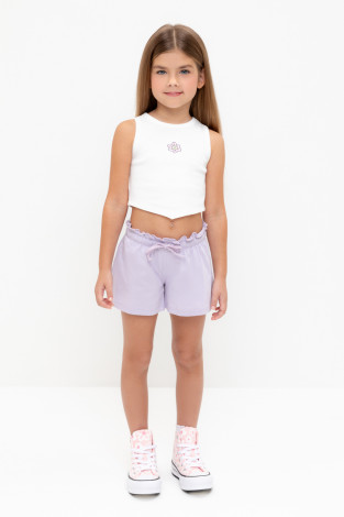 Шорты для девочки, артикул: КР 400688-1, цвет: фиолетовый
