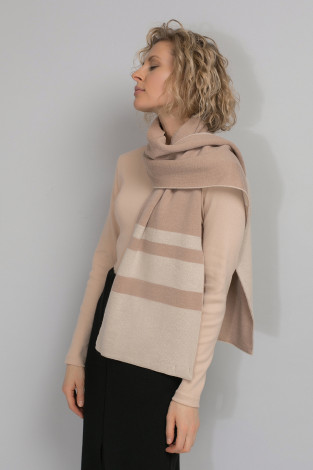 Шарфы женские для мам, артикул: ЕВ 15002/ш, цвет: бежевый