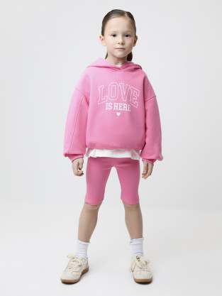 Велосипедки для девочки, артикул: КР 400556, цвет: ярко-розовый