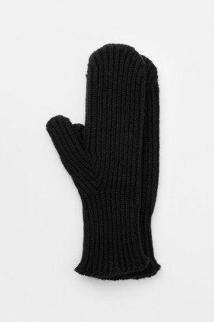 Рукавицы женские для мам, артикул: ЕВ 10010/24ш, цвет: черный