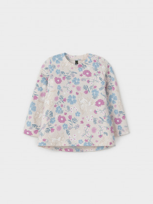 Лонгсливы для девочки, артикул: КР 302990, цвет: светло-бежевый