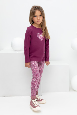 Бриджи для девочки, артикул: КР 4074, цвет: фиолетовый