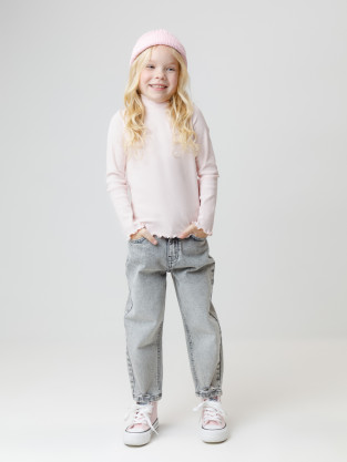 Водолазки для девочки, артикул: КР 302872, цвет: розовый