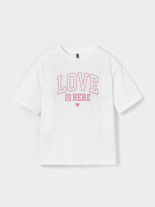 Футболка для девочки, артикул: КР 303016-1, цвет: сахар