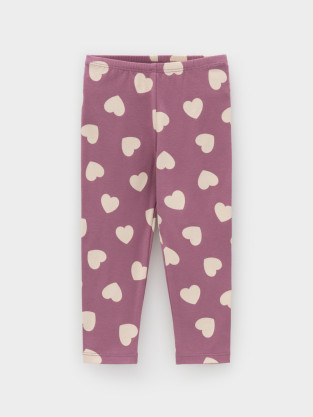Лосины для девочки, артикул: КР 4321, цвет: бордовый