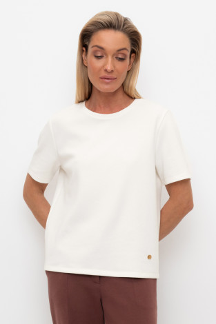 Футболки женские для мам, артикул: ЕВТ 3243, цвет: бежевый