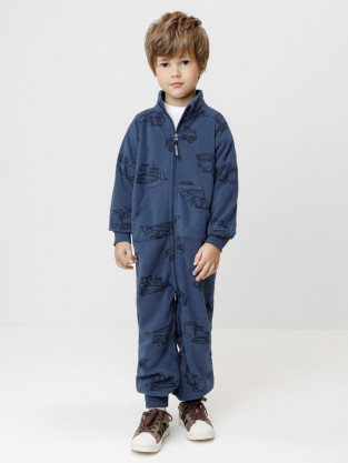 Комбинезон для мальчика, артикул: ФЛ 60005/н/9 ГР, цвет: синий