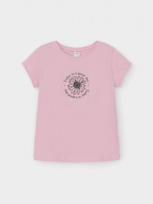 Футболка для девочки, артикул: КП 302763, цвет: розовый