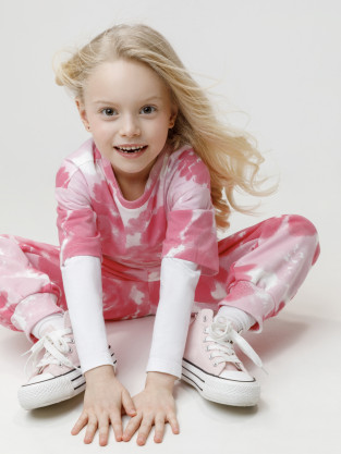 Футболка для девочки, артикул: КР 302937, цвет: сахар