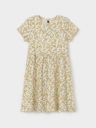 Платье для девочки, артикул: КР 5793-1, цвет: сахар