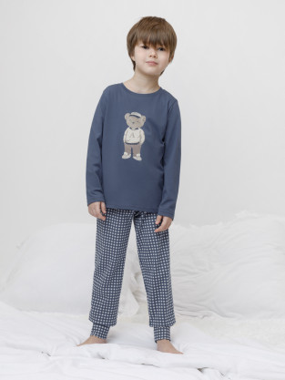 Пижама для мальчика, артикул: К 1606, цвет: синий