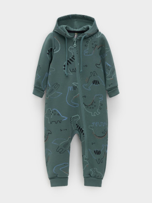 Комбинезон для мальчика, артикул: КР 6552, цвет: зеленый