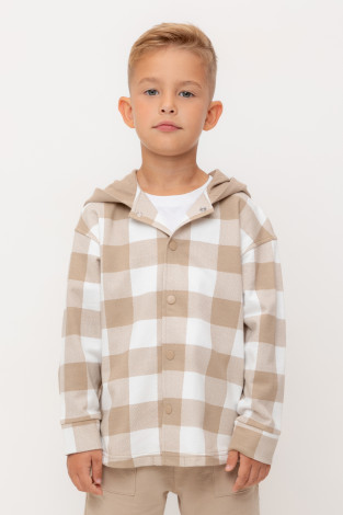 Рубашки для мальчика, артикул: КР 302681-1, цвет: бежевый