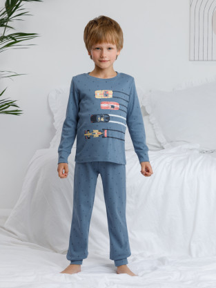 Пижама для мальчика, артикул: К 1621, цвет: синий
