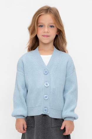 Жакет для девочки, артикул: КВ 30151, цвет: голубой
