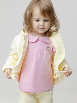 Футболка для девочки, артикул: КР 302935, цвет: розовый