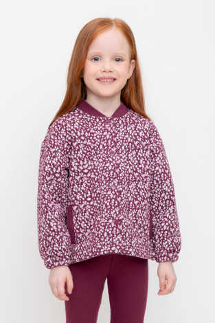 Жакет для девочки, артикул: КР 302574, цвет: бордовый