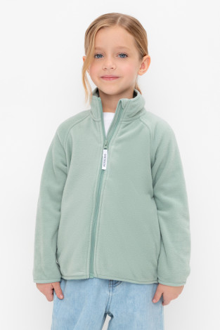Куртка для девочки, артикул: ФЛ 34011/32 ГР, цвет: минт