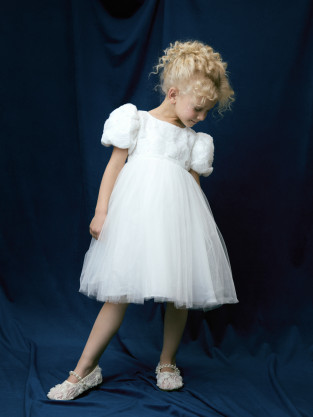 Платье для девочки, артикул: 52101(4060), цвет: белый