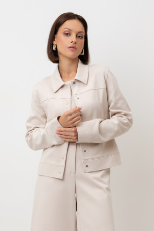 Жакеты, куртки женские для мам, артикул: ЕВТ 3278, цвет: бежевый