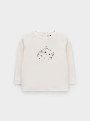 Лонгсливы для девочки, артикул: КР 302825, цвет: светло-розовый