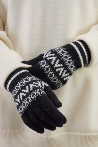 Перчатки женские для мам, артикул: ЕВ 10011/ш, цвет: черный3