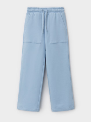 Брюки для девочки, артикул: КР 400926-1, цвет: голубой