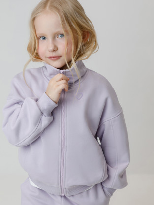 Жакет для девочки, артикул: КР 302817, цвет: фиолетовый