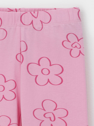 Лосины для девочки, артикул: КР 4074-1, цвет: розовый - 2 фото