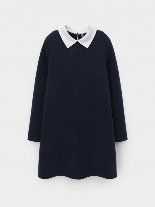 Платье для девочки, артикул: К 5934, цвет: синий - 2 фото