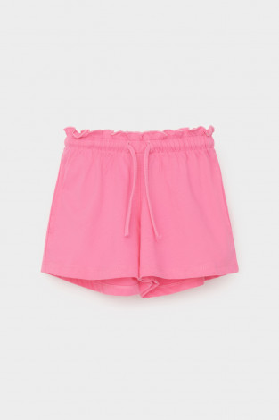 Шорты для девочки, артикул: КР 400688-1, цвет: ярко-розовый - 2 фото