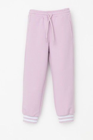 Брюки для девочки, артикул: КР 400782, цвет: фиолетовый - 2 фото
