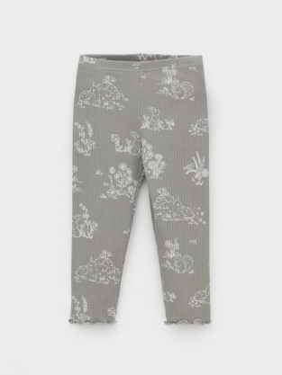 Лосины для девочки, артикул: КР 400845, цвет: зеленый - 2 фото