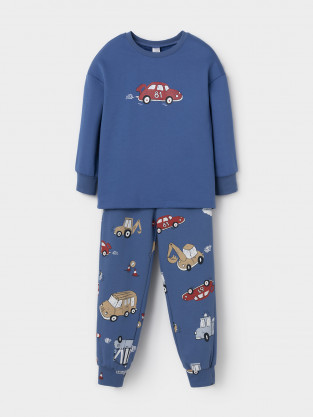 Пижама для мальчика, артикул: К 1567, цвет: ярко-синий - 2 фото