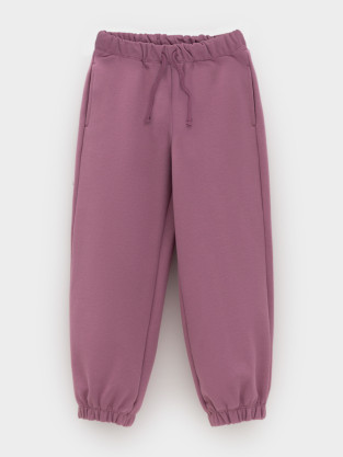 Брюки для девочки, артикул: КР 400851, цвет: бордовый - 2 фото